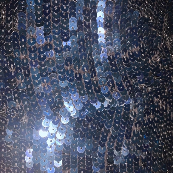 Beautiful Sequinned Navy & Black Dress Kate Moss - Picture 5 of 5